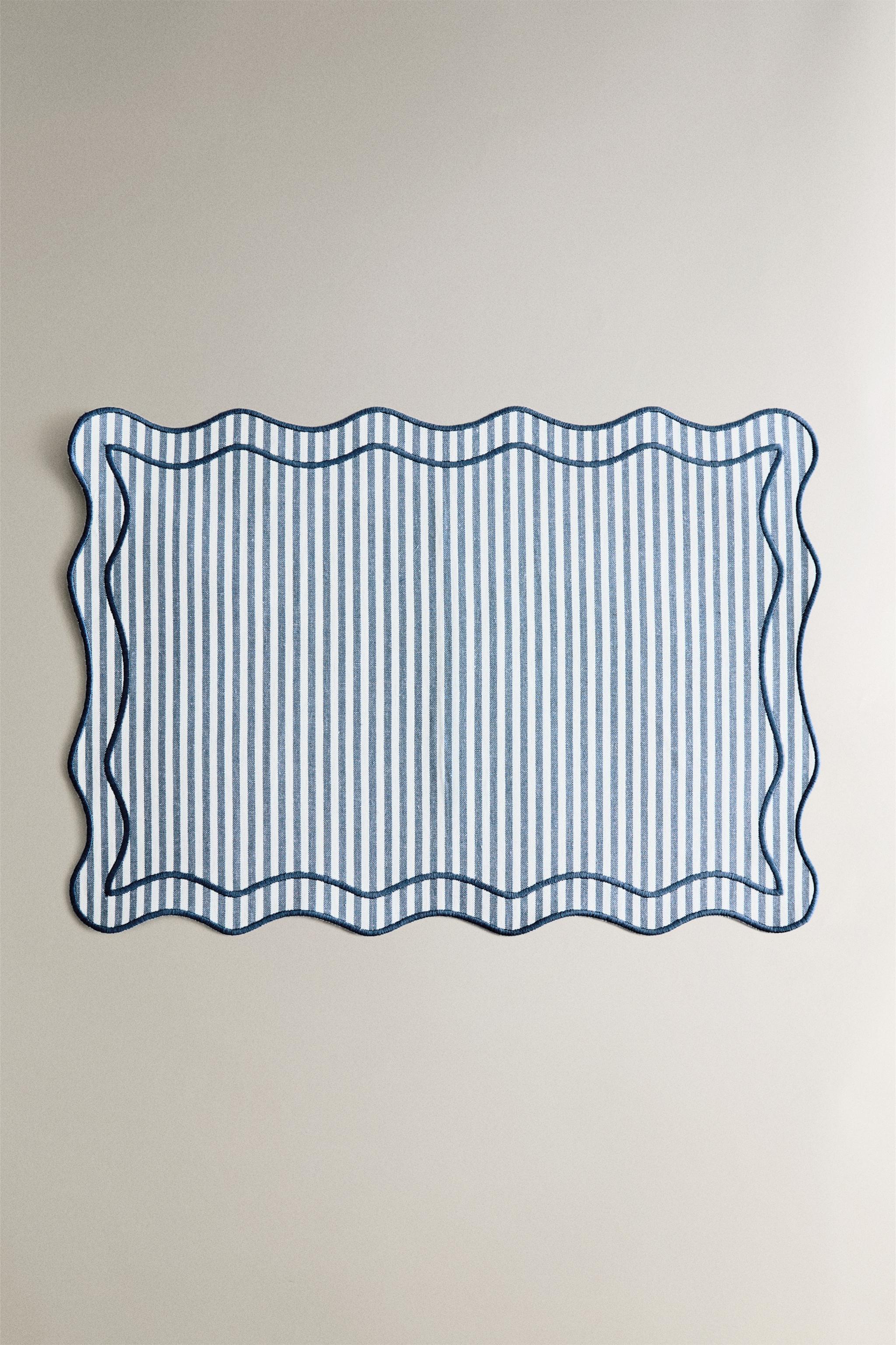 SET DE TABLE RAYURES VAGUES